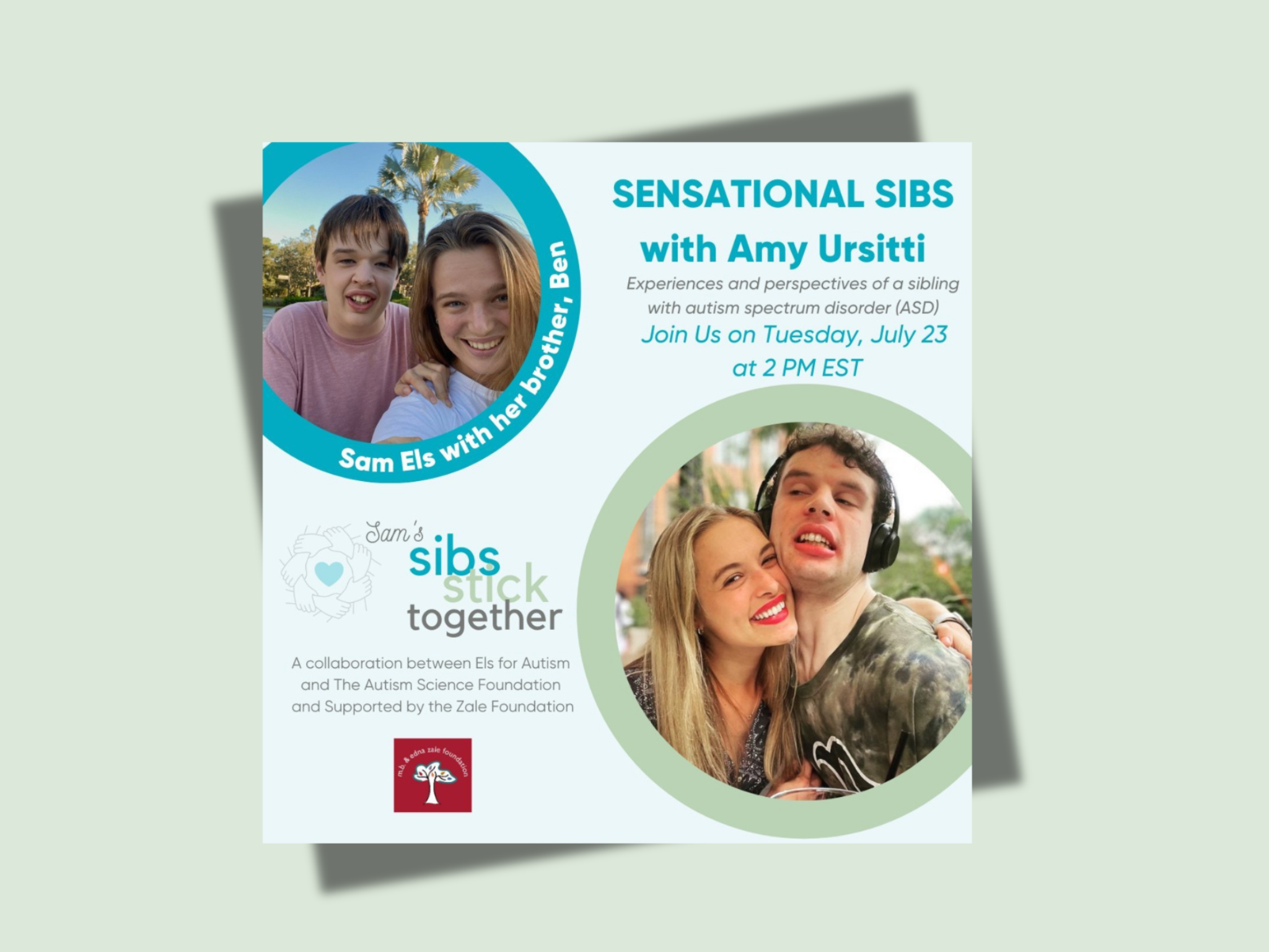 Sam's Sibs Stick Together Logo